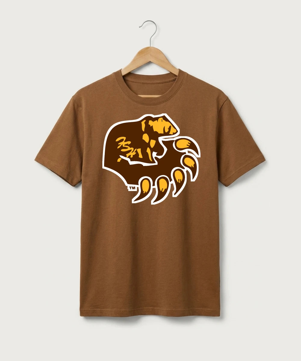 Fargo South High School Volleyball (Girls) - Duck Brown Port & Co Core Cotton Tee. PC54