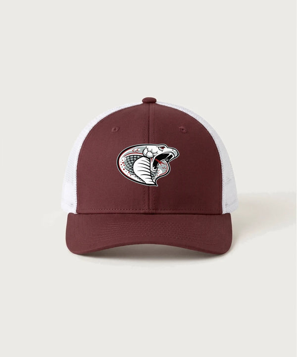 Triton High School Volleyball (Girls) - Maroon/ White Sport-Tek Club Trucker Cap STC46