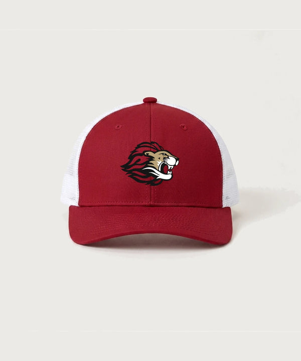 Spring Grove High School Football (Boys) - Deep Red/ White Sport-Tek Club Trucker Cap STC46