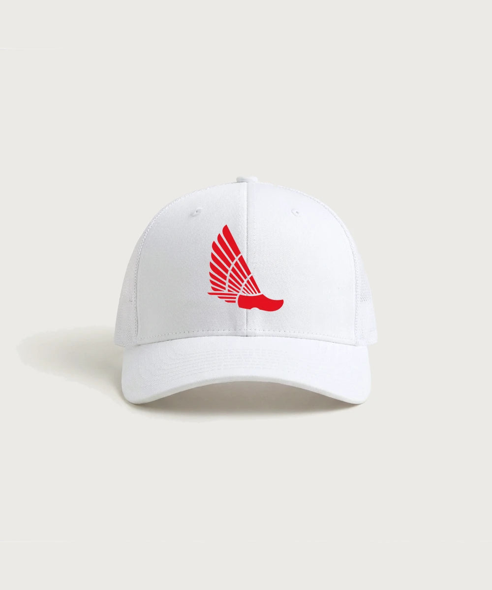 Edgerton High School Band Team Store - White/ White Sport-Tek Club Trucker Cap STC46
