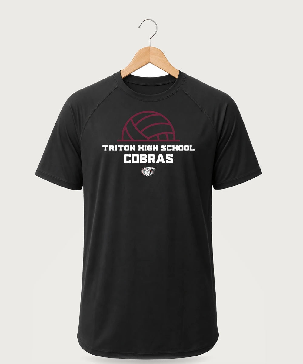 Triton High School Volleyball (Girls) - Black Tee