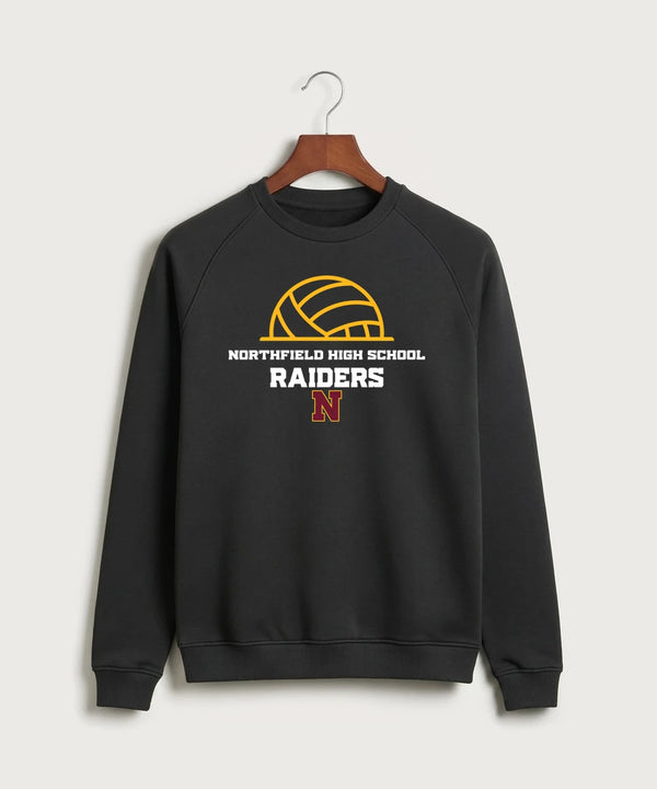 Northfield High School Volleyball (Girls) - Black Crewneck