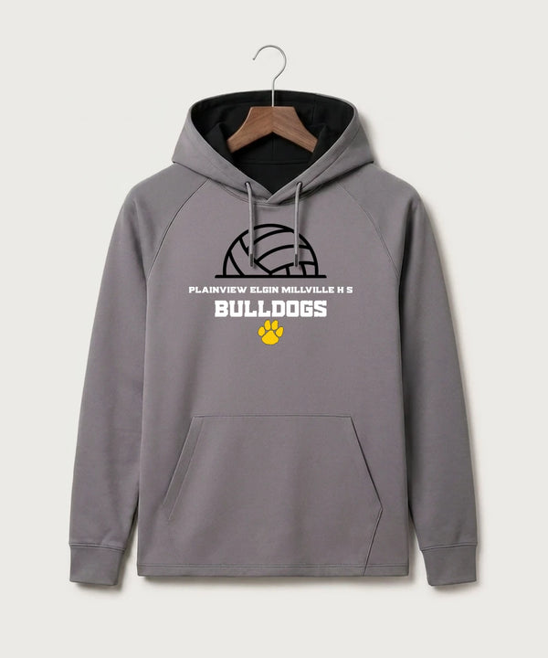 Plainview Elgin Millville H S Volleyball (Girls) - Gray Hoodie