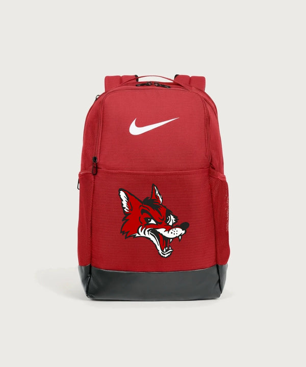 Ely Memorial High School Volleyball (Girls) - University Red Nike Brasilia Medium Backpack NKDH7709