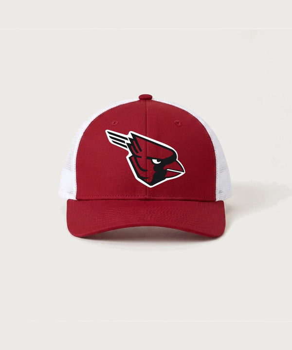 GF E2E Test 02 Track and Field - Deep Red/ White Sport-Tek Club Trucker Cap STC46