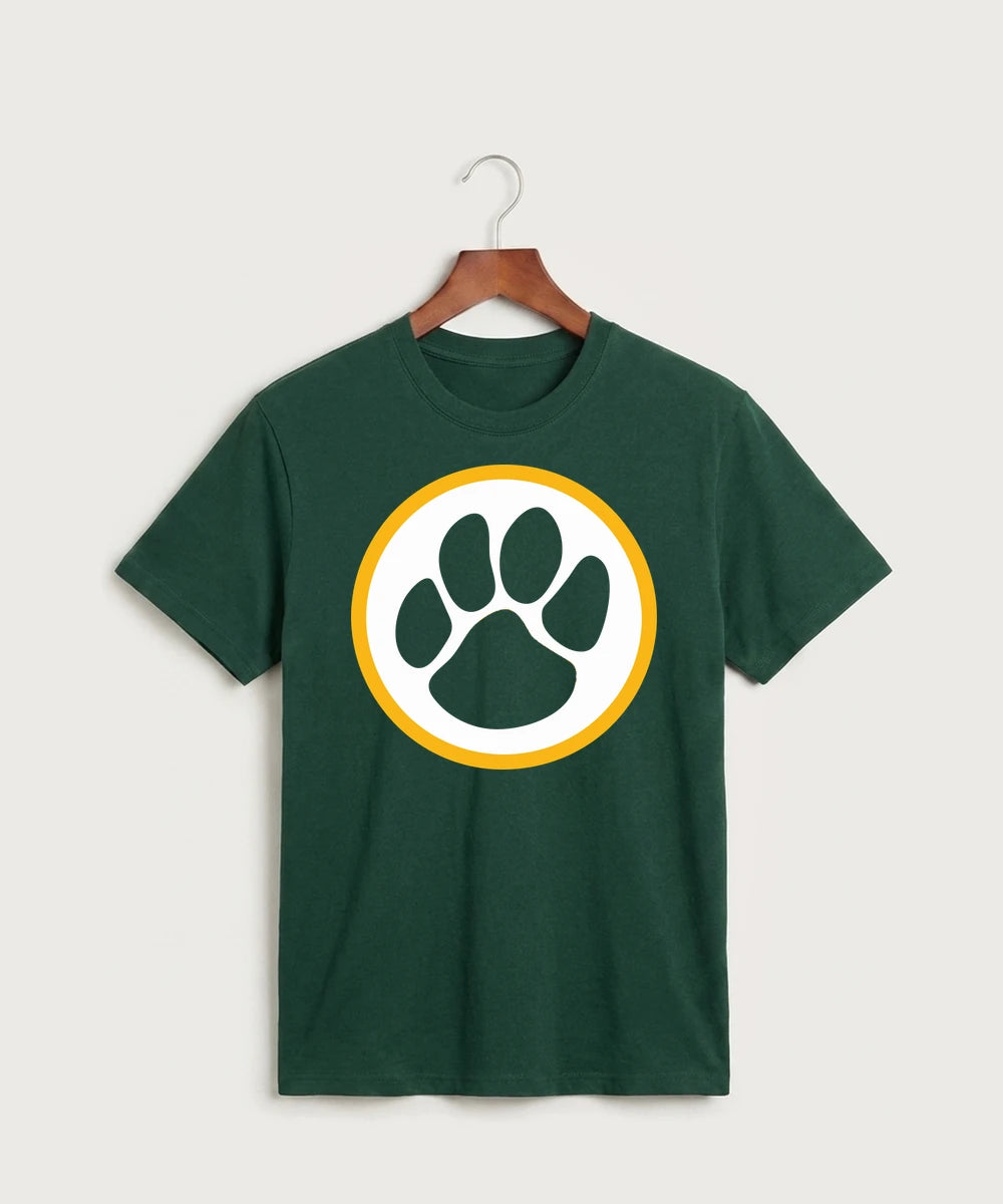 Ashwaubenon High School Football (Boys) (Sandbox) - Dark Green Port & Co Core Cotton Tee. PC54