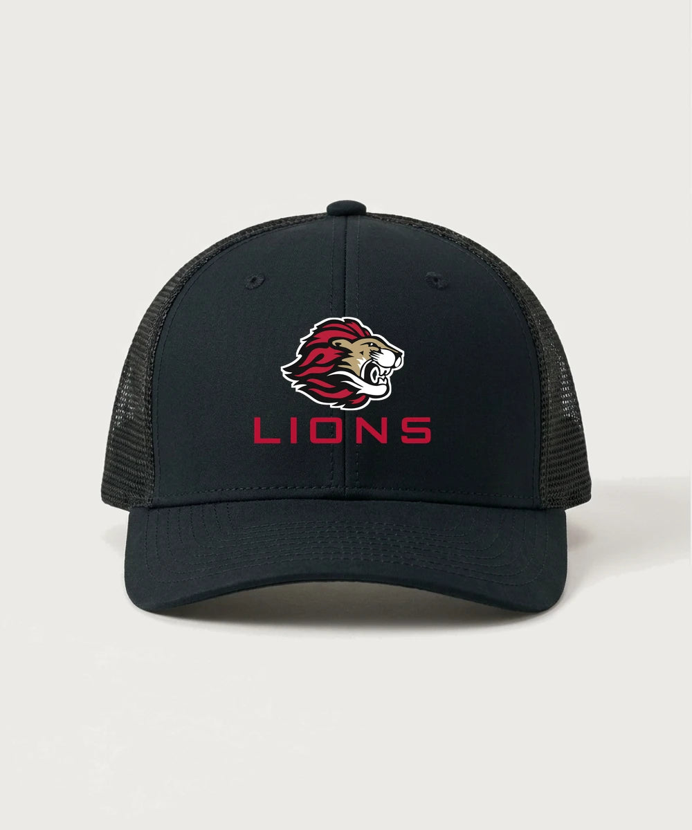Spring Grove High School Football (Boys) - Black/ Black Sport-Tek Club Trucker Cap STC46