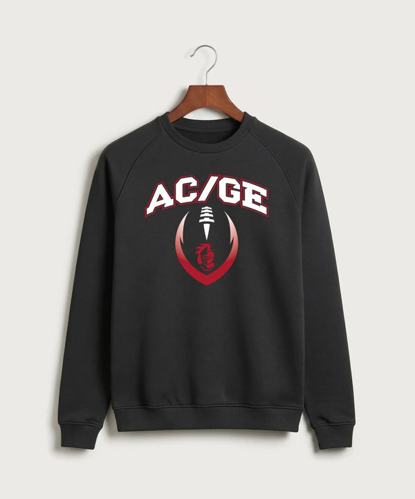 Alden-Conger-Glenville Emmons High School Football (Boys) - Black Crewneck