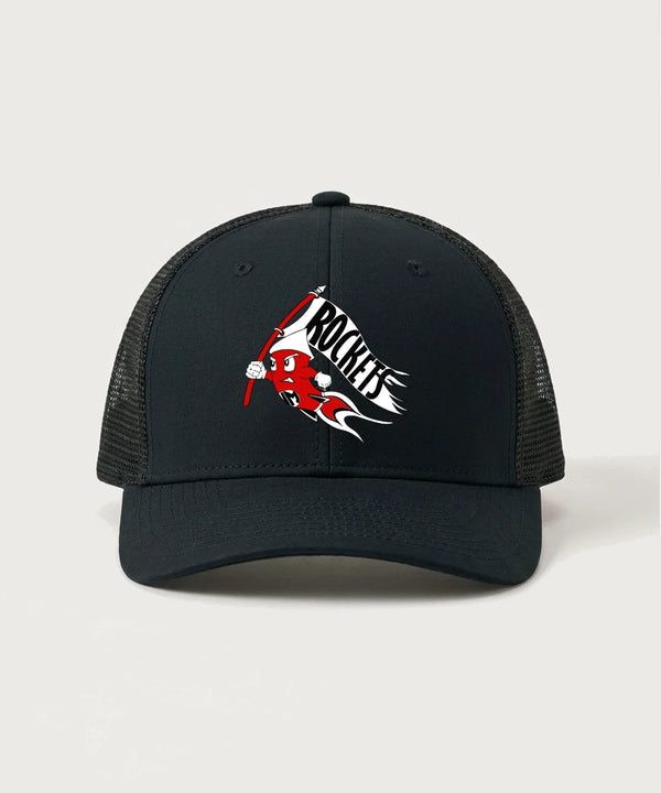 John Marshall High School Cross Country (Coed) - Black/ Black Sport-Tek Club Trucker Cap STC46