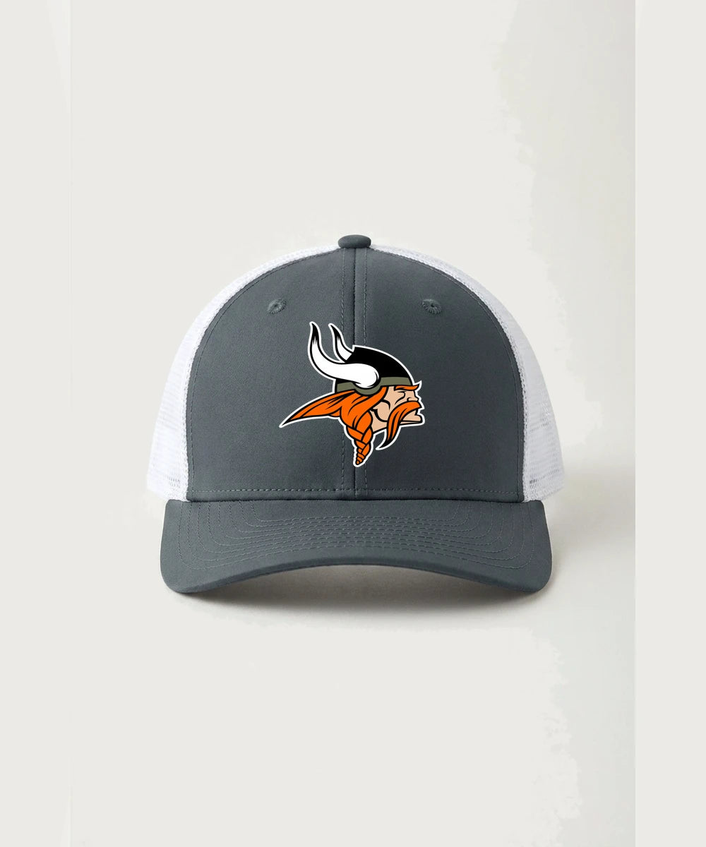 Littlefork Big Falls High School Football (Boys) - Iron Grey/ White Sport-Tek Club Trucker Cap STC46