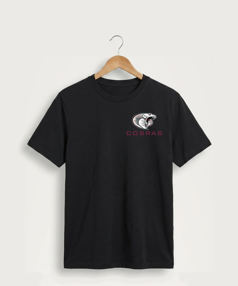 Triton High School Volleyball (Girls) - Jet Black Port & Co Core Cotton Tee. PC54