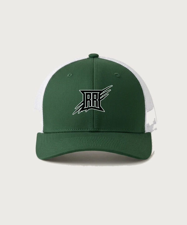 Rock Ridge High School Football (Boys) - Forest Green/ White Sport-Tek Club Trucker Cap STC46