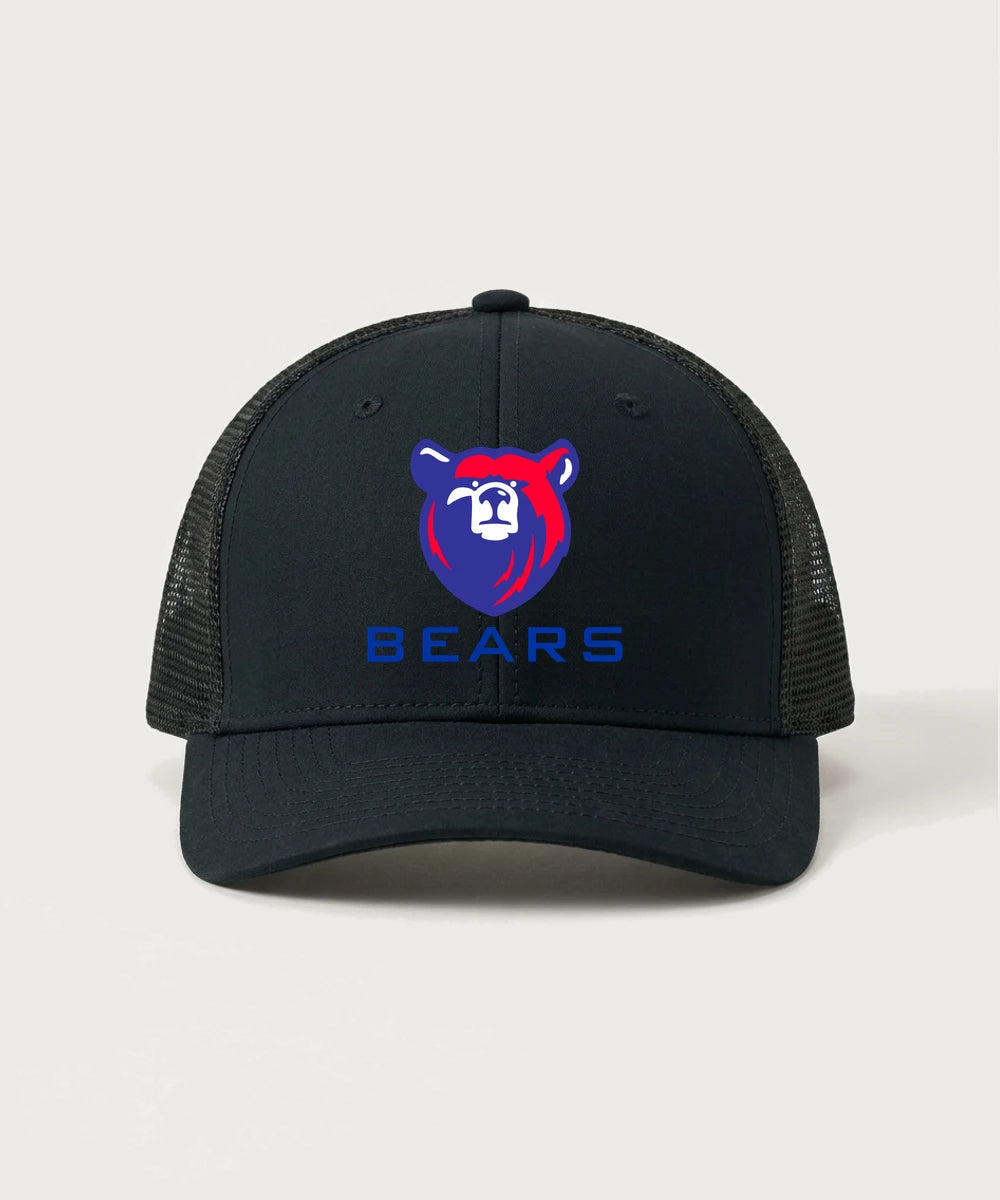Bertha Hewitt High School Football (Boys) - Black/ Black Sport-Tek Club Trucker Cap STC46
