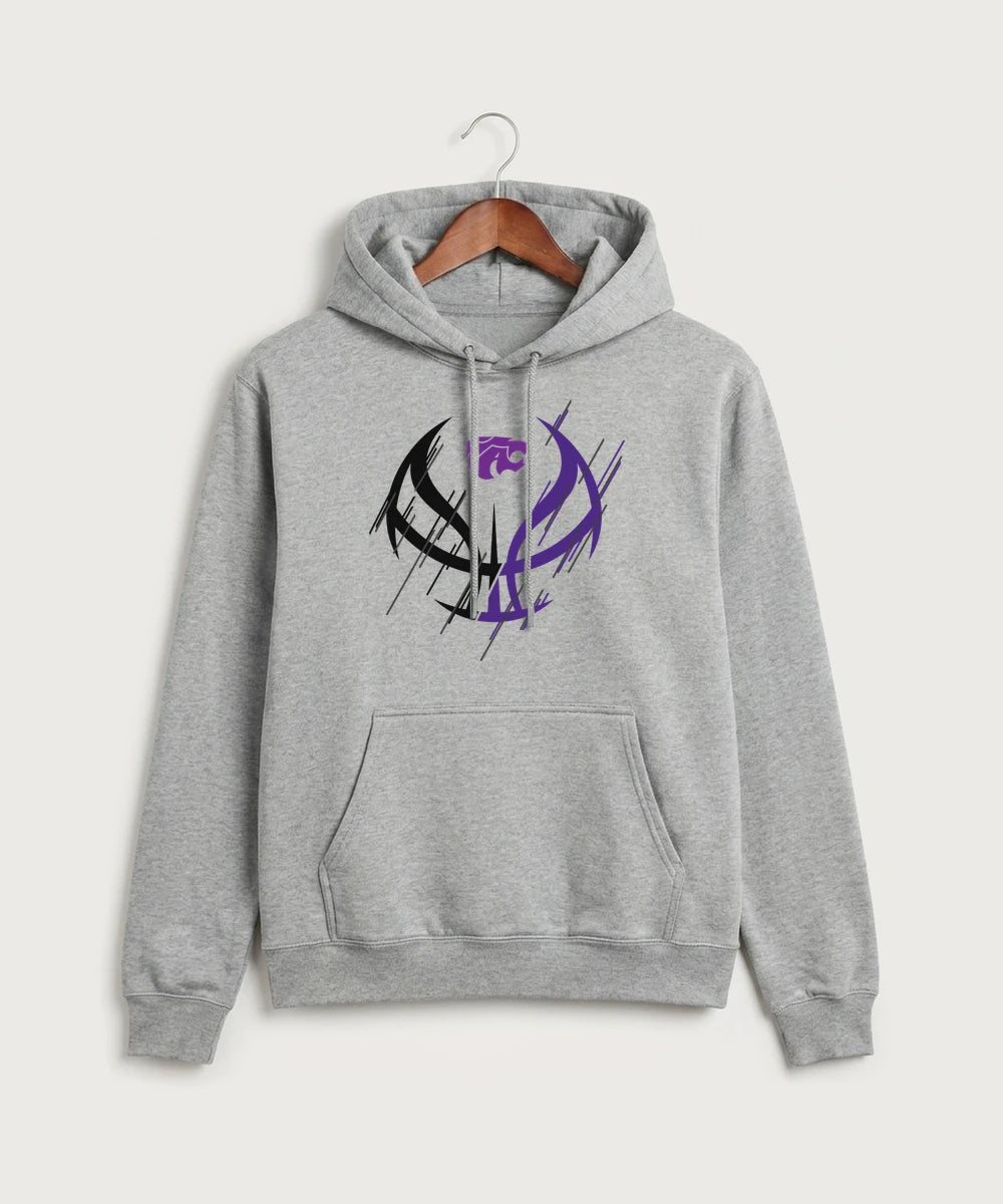 Axtell High School Basketball (Girls) Team Store - Athletic Heather Port & Co Core Fleece Pullover Hooded Sweatshirt. PC78H