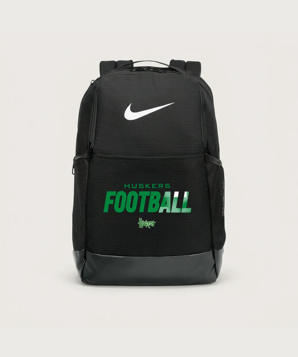 Holdingford High School Football (Boys) - Black Nike Brasilia Medium Backpack NKDH7709