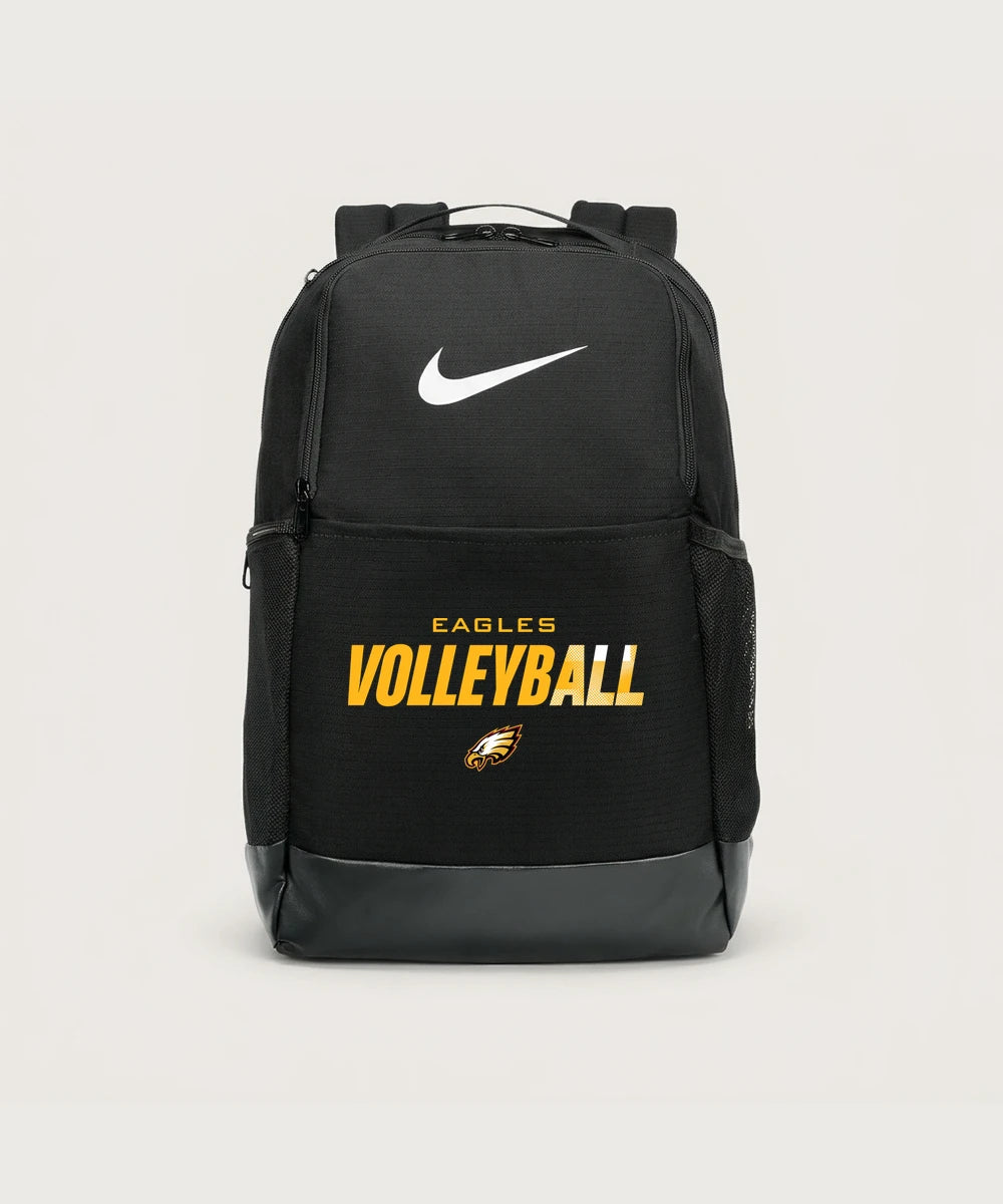 Dover-Eyota High School Volleyball (Girls) - Black Nike Brasilia Medium Backpack NKDH7709