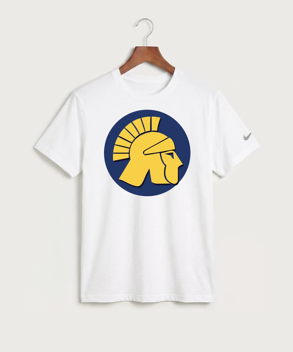Wausau West High School Cheer - White Nike Swoosh Sleeve rLegend Tee NKDX8730