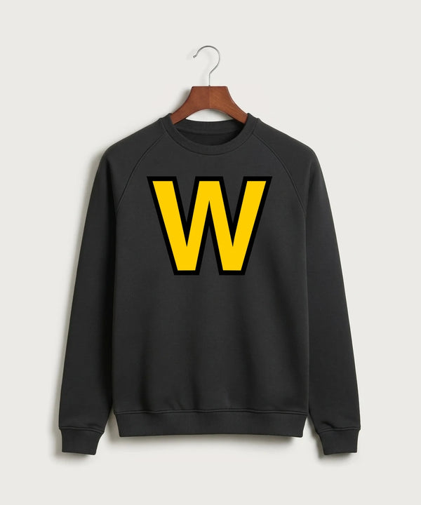 Warroad High School Football (Boys) - Black Crewneck