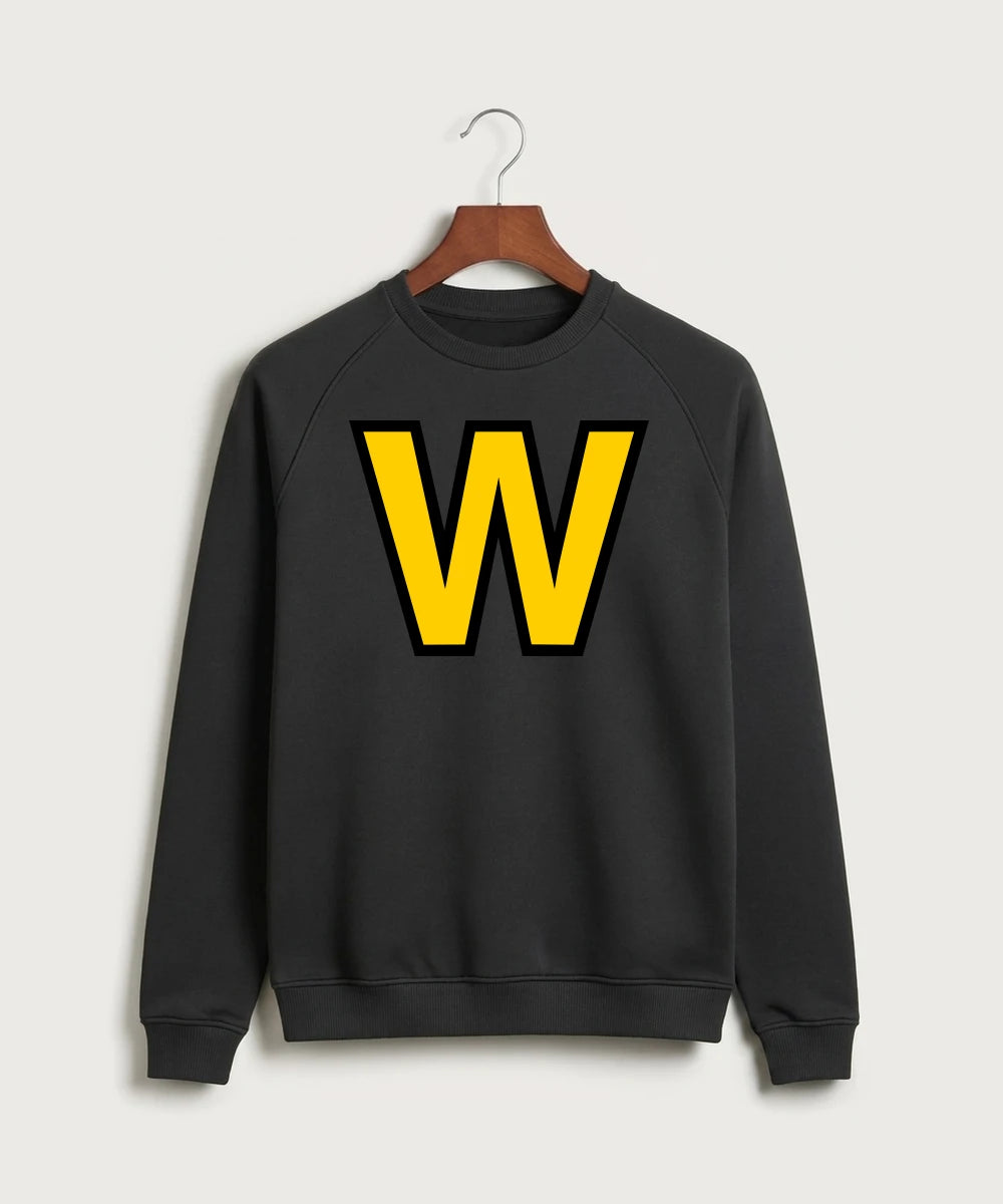 Warroad High School Football (Boys) - Black Crewneck