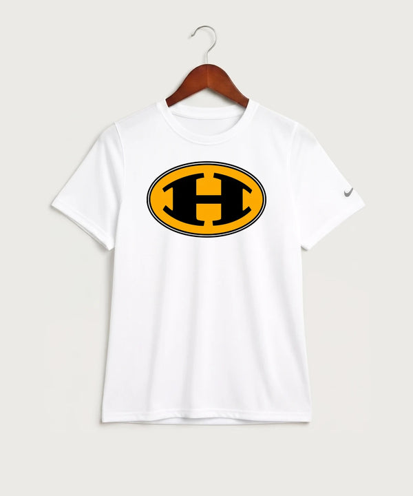 Hutchinson High School Football (Boys) - White Nike Youth Swoosh Sleeve rLegend Tee NKDX8787