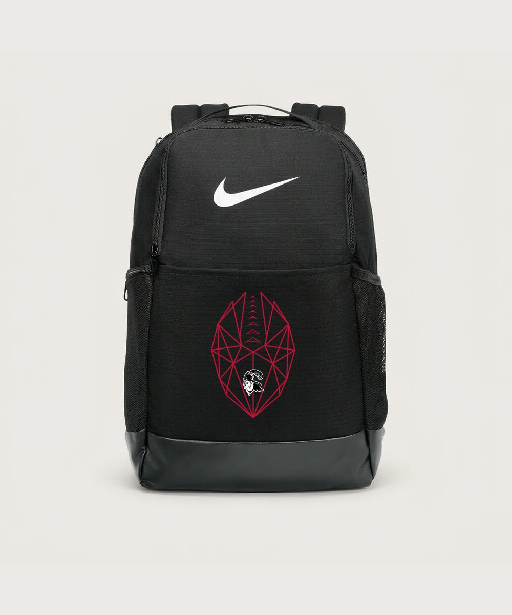 Border West Football (Boys) - Black Nike Brasilia Medium Backpack NKDH7709