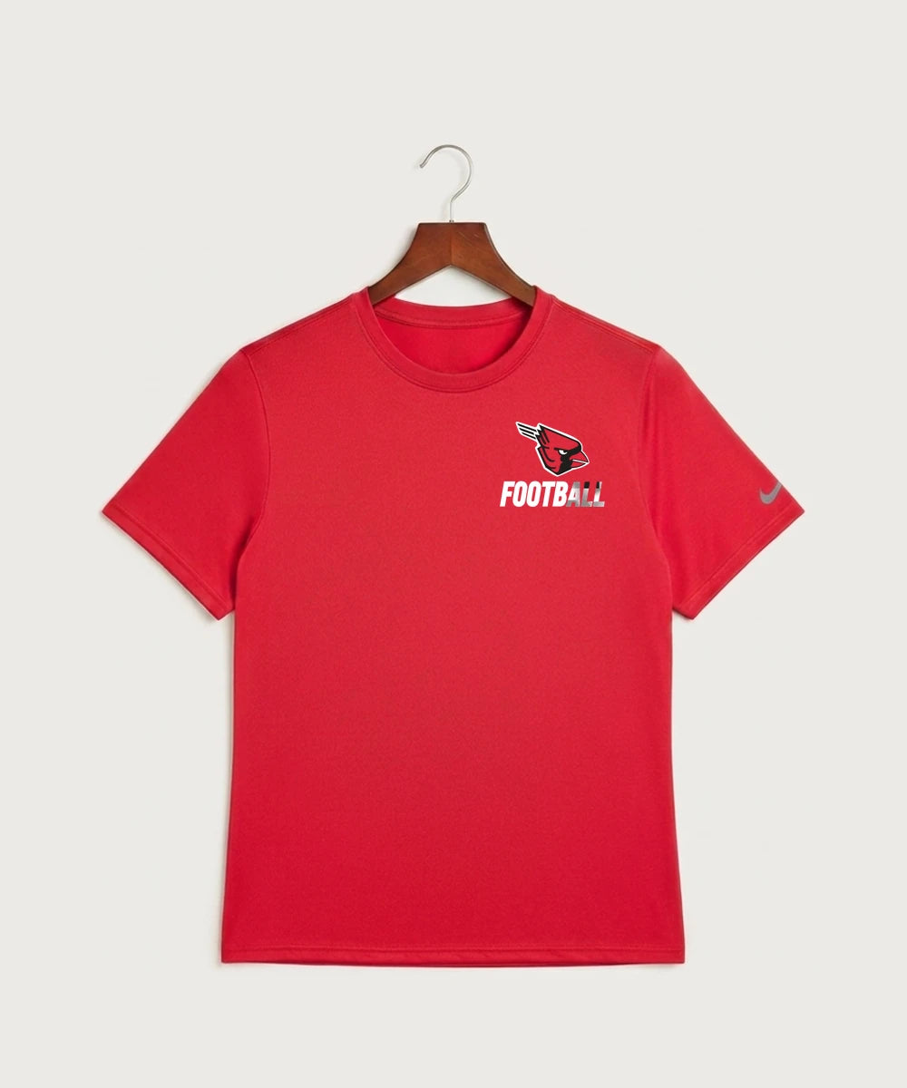 Forreston Football - University Red Nike Swoosh Sleeve rLegend Tee NKDX8730