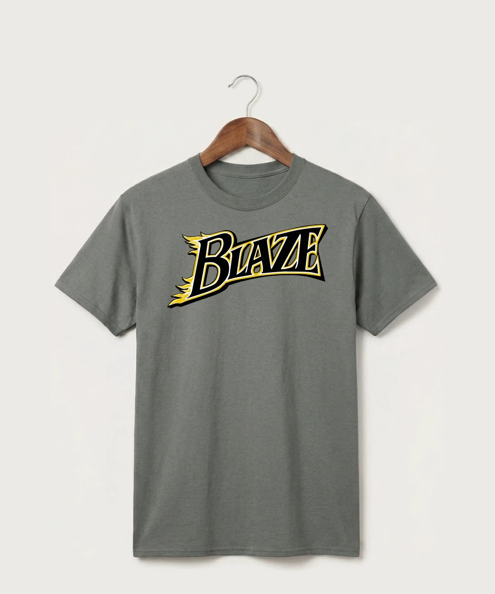 Burnsville High School Football (Boys) - Medium Grey Port & Co Core Cotton Tee. PC54