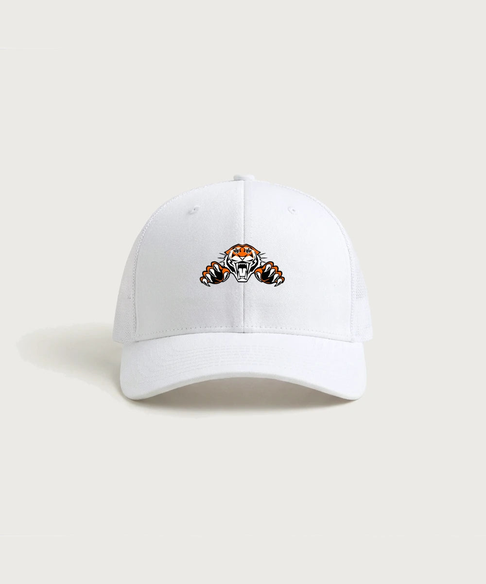 Pine River Backus High School Football (Boys) - White/ White Sport-Tek Club Trucker Cap STC46