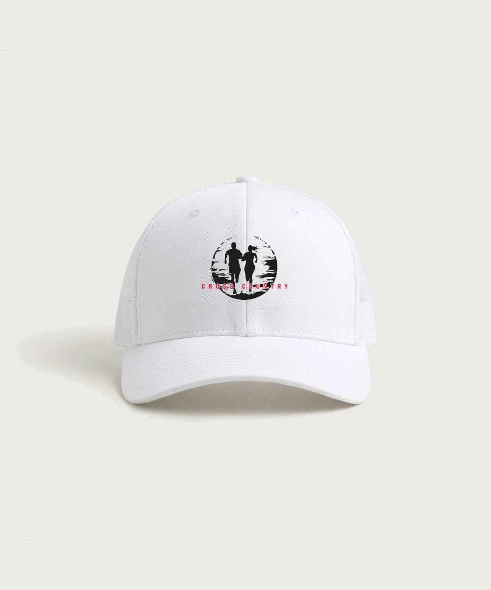 Forreston Cross Country - White/ White Sport-Tek Club Trucker Cap STC46