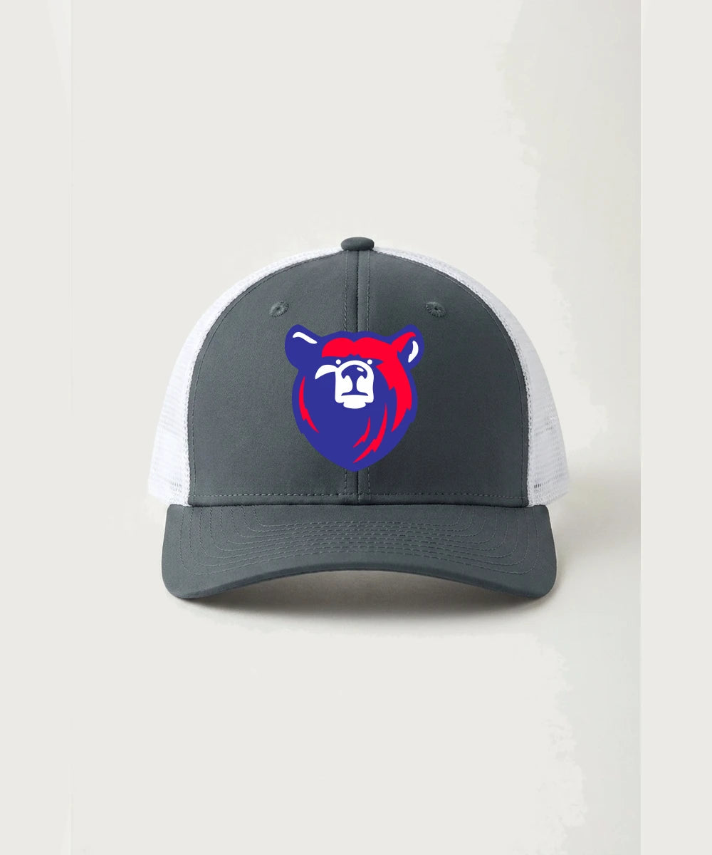Bertha Hewitt High School Football (Boys) - Iron Grey/ White Sport-Tek Club Trucker Cap STC46