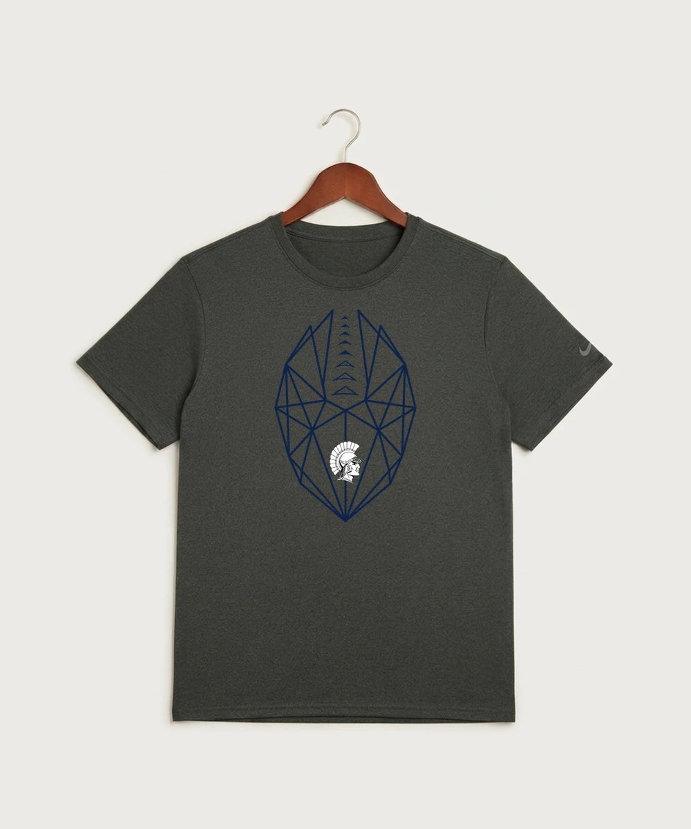 GF E2E Test 10 Player Packs - Dark Smoke Heather Nike Swoosh Sleeve rLegend Tee NKDX8730