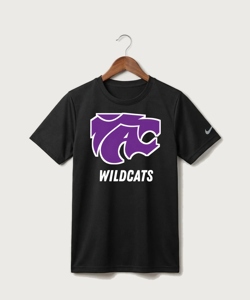 Axtell High School Basketball (Girls) Team Store - Black Nike Youth Swoosh Sleeve rLegend Tee NKDX8787