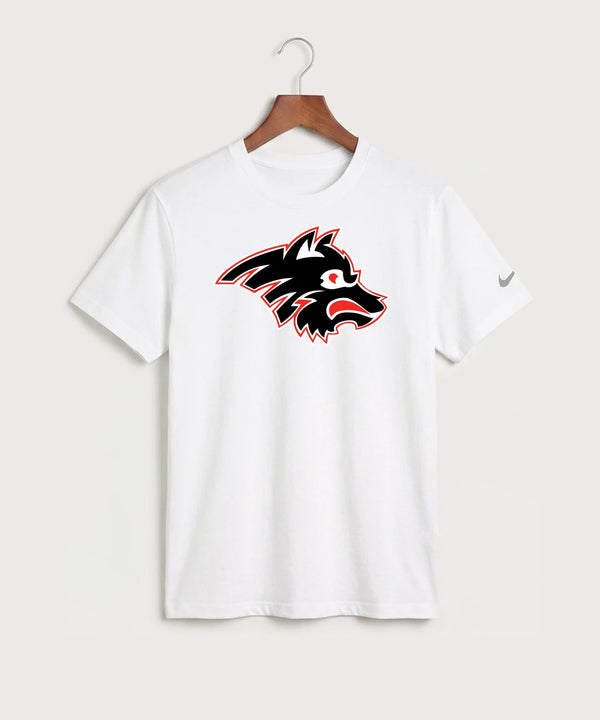 Milaca High School Football (Boys) - White Nike Swoosh Sleeve rLegend Tee NKDX8730