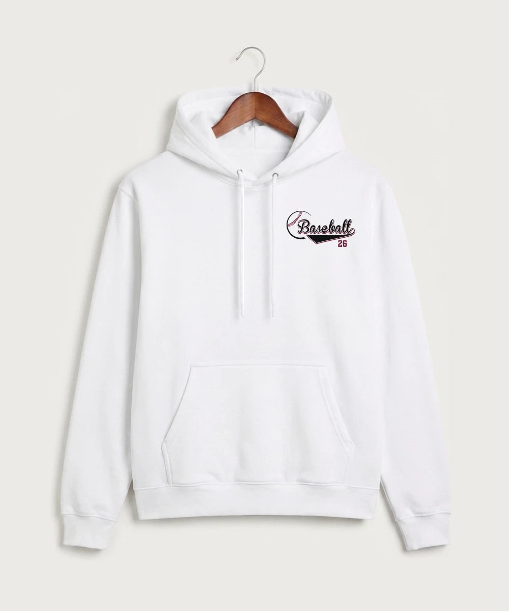 MAYBA Baseball Team Store - White Hoodie Value