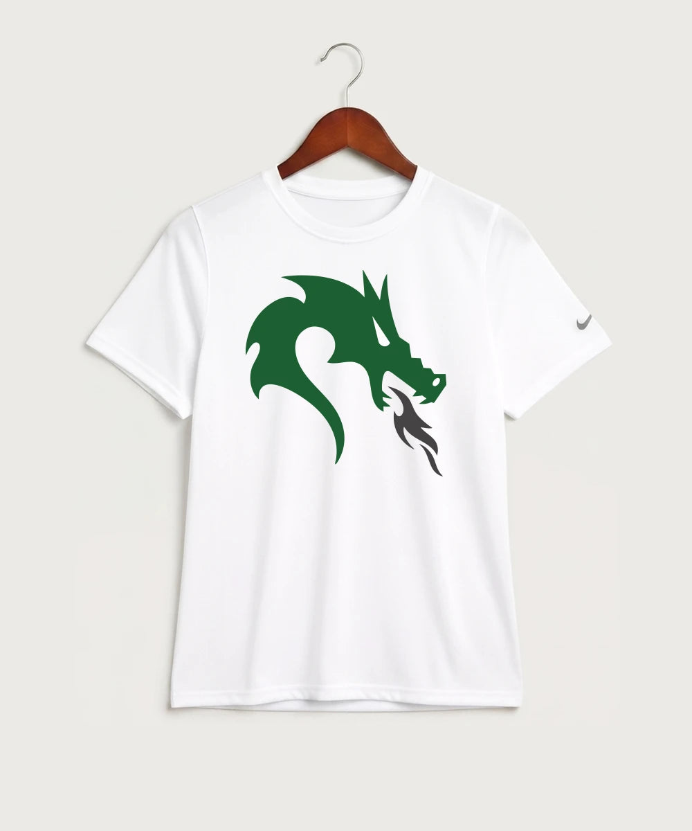 Pine City High School Football (Boys) - White Nike Youth Swoosh Sleeve rLegend Tee NKDX8787
