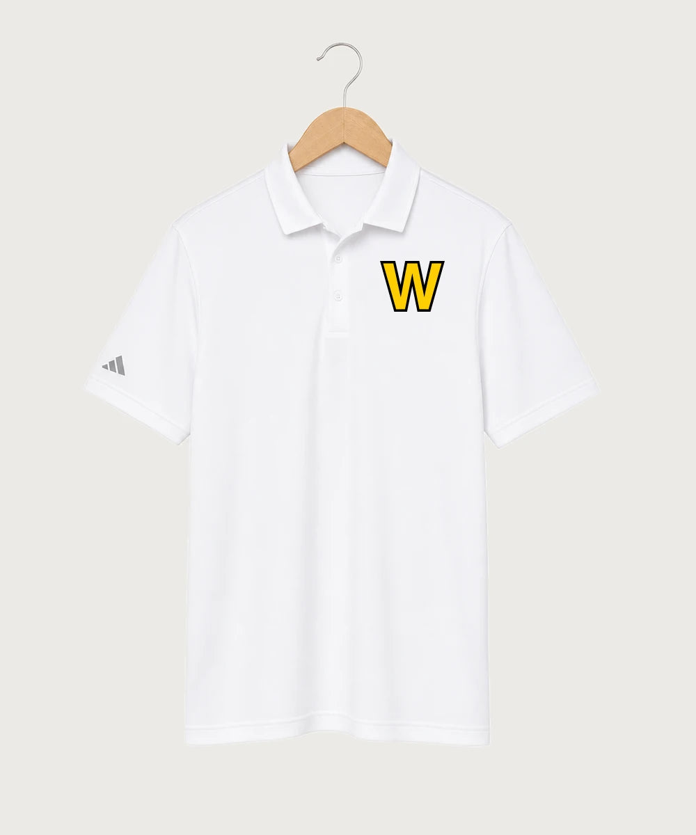 Warroad High School Football (Boys) - White Polo