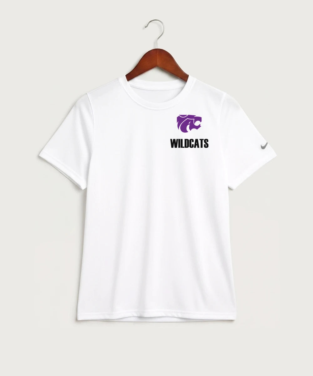 Axtell High School Basketball (Girls) Team Store - White Nike Youth Swoosh Sleeve rLegend Tee NKDX8787