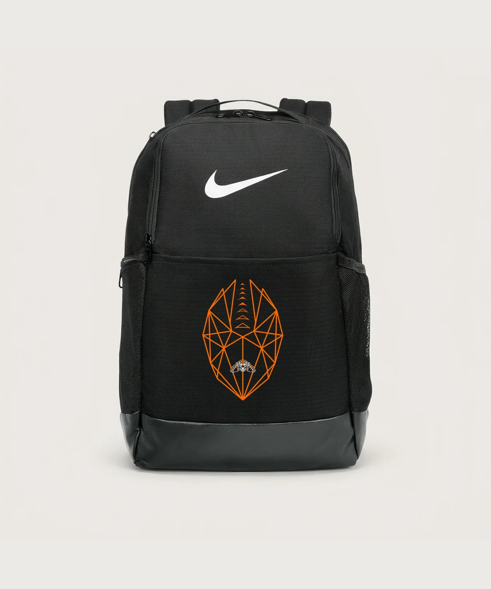 Pine River Backus High School Football (Boys) - Black Nike Brasilia Medium Backpack NKDH7709