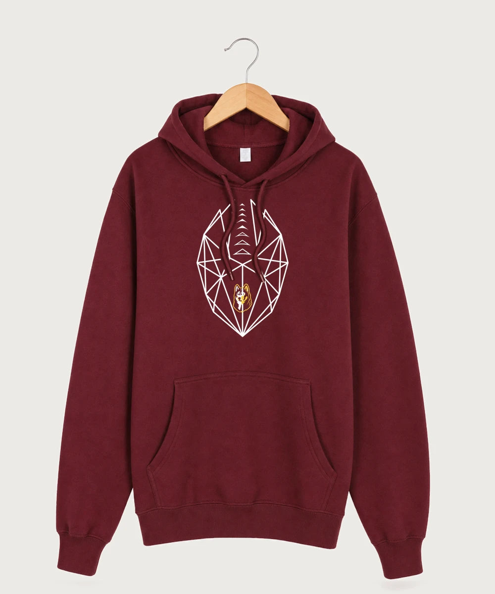 Pillager High School Football (Boys) - Burgundy Hoodie Value