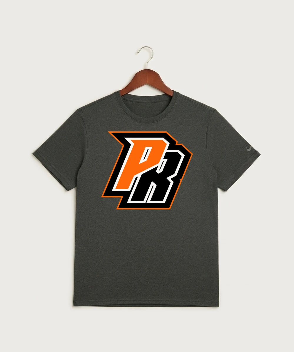 Park Rapids Area High School Football (Boys) - Dark Smoke Heather Nike Swoosh Sleeve rLegend Tee NKDX8730