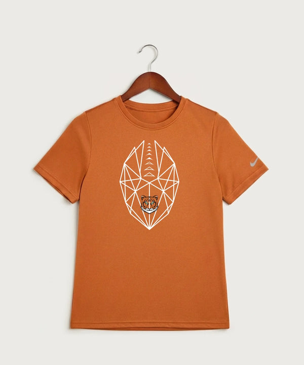 Princeton High School Football (Boys) - Desert Orange Nike Youth Swoosh Sleeve rLegend Tee NKDX8787