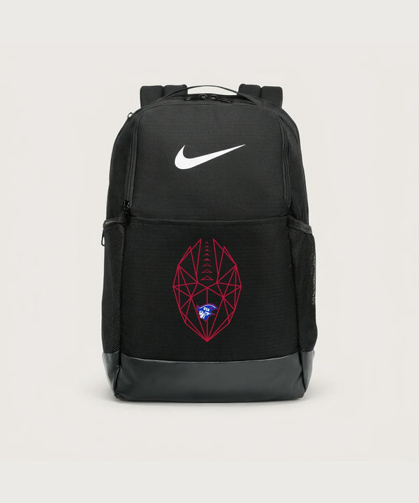 Upsala High School Football (Boys) - Black Nike Brasilia Medium Backpack NKDH7709