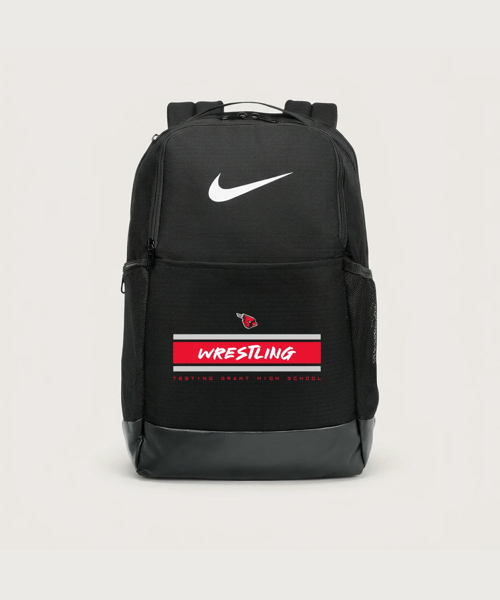GF E2E Test 01 Wrestling - Black Nike Brasilia Medium Backpack NKDH7709