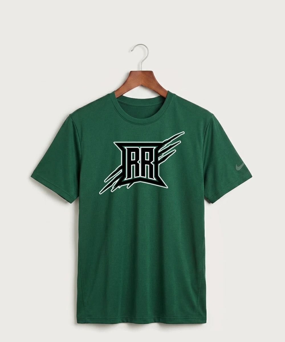 Rock Ridge High School Football (Boys) - Gorge Green Nike Swoosh Sleeve rLegend Tee NKDX8730