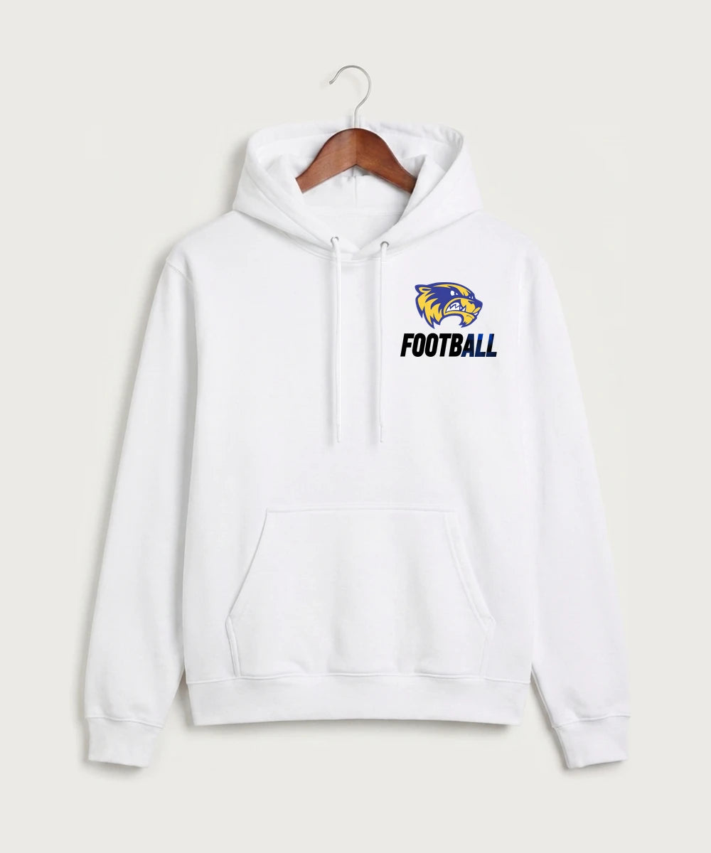Wadena Deer Creek High School Football (Boys) - White Hoodie Value