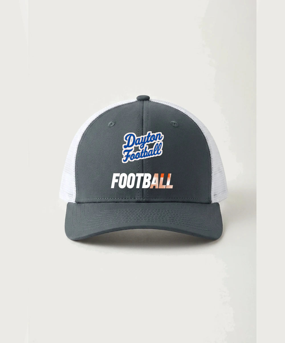 Jonathan Dayton High School Football Team Store - Iron Grey/ White Sport-Tek Club Trucker Cap STC46