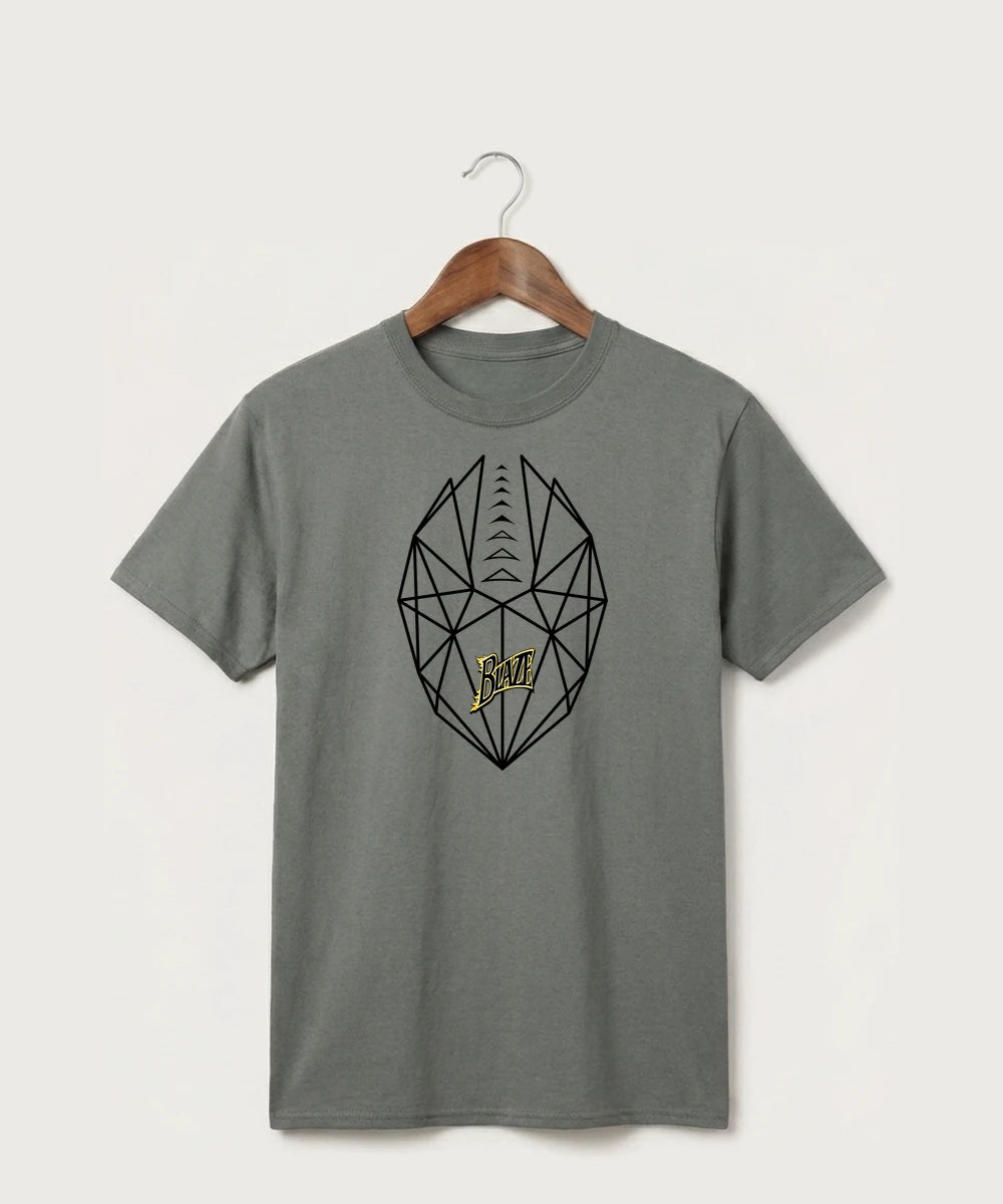 Burnsville High School Football (Boys) - Medium Grey Port & Co Core Cotton Tee. PC54