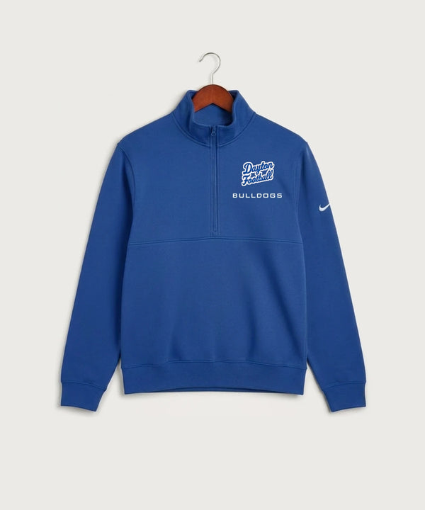 Jonathan Dayton High School Football Team Store - Game Royal Nike Club Fleece Sleeve Swoosh 1/2-Zip NKDX6718