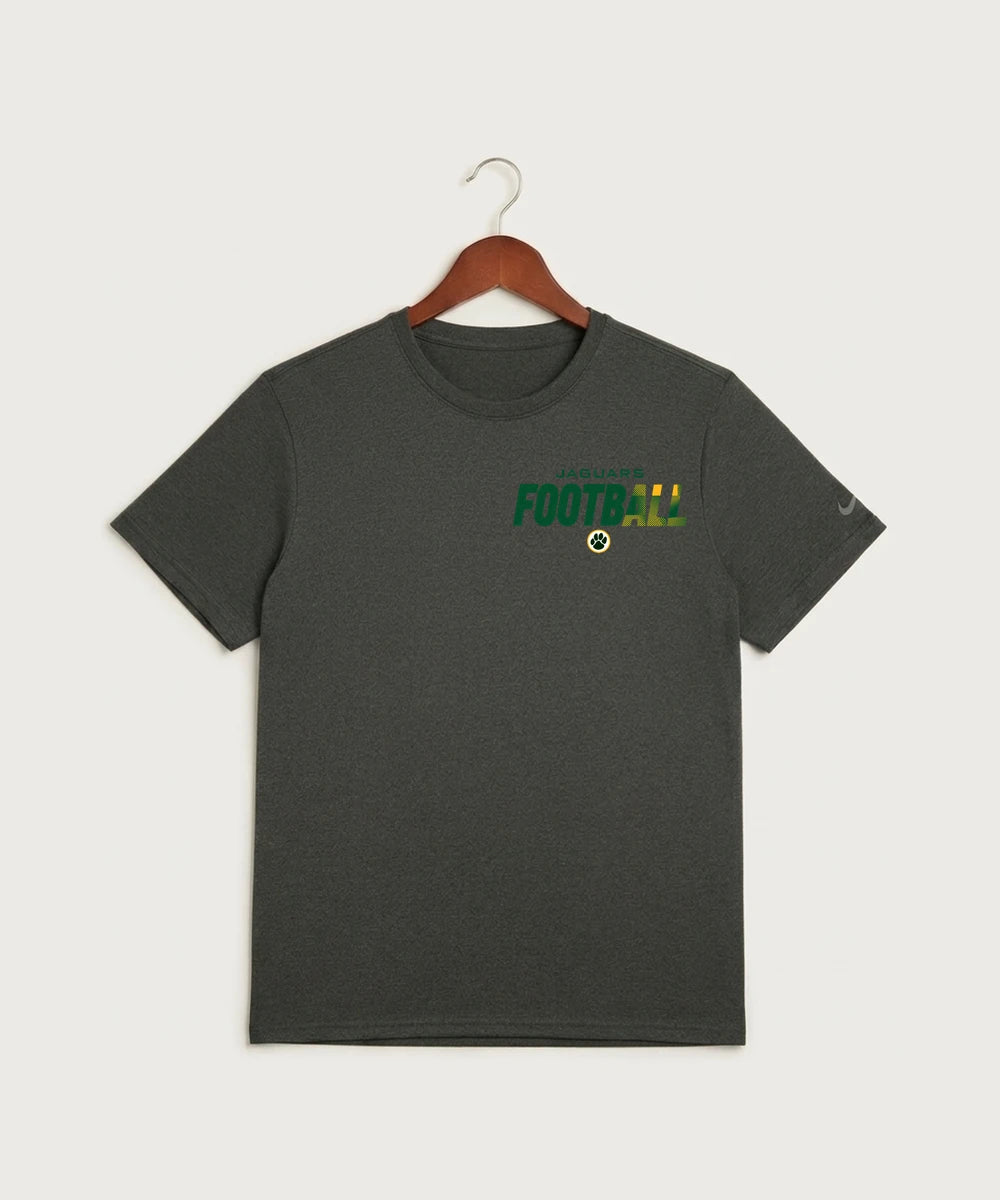 Ashwaubenon High School Football (Boys) (Sandbox) - Dark Smoke Heather Nike Swoosh Sleeve rLegend Tee NKDX8730
