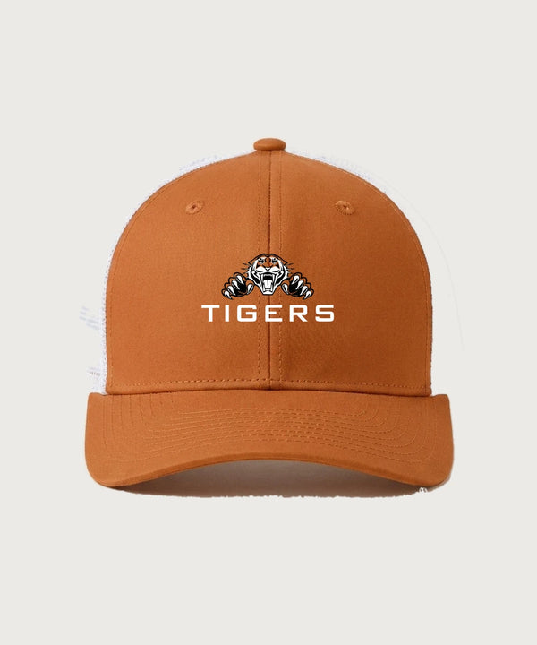 Pine River Backus High School Football (Boys) - Texas Orange/ White Sport-Tek Club Trucker Cap STC46
